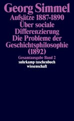 Aufs&auml;tze. &Uuml;ber sociale Differenzierung. Die Probleme der Geschichtsphilosophie (1892)