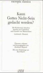 Kann Gottes Nicht-Sein gedacht werden?