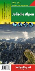 freytag & berndt Wanderkarte WK 141 Julische Alpen 1:50.000