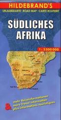 Hildebrand's Urlaubskarte S&uuml;dliches Afrika. Southern Africa. Afrique Australe