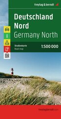 freytag & berndt Stra&szlig;enkarte Deutschland Nord 1:500.000
