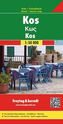 freytag & berndt Stra&szlig;enkarte Kos 1:50.000