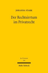 Der Rechtsirrtum im Privatrecht