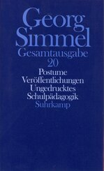 Postume Ver&ouml;ffentlichungen. Schulp&auml;dagogik