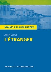 L'&Eacute;tranger - Der Fremde von Albert Camus