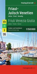 freytag & berndt Stra&szlig;enkarte Friaul-Julisch Venetien 1:150.000