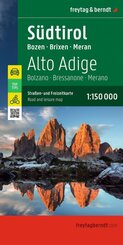 freytag & berndt Stra&szlig;enkarte S&uuml;dtirol 1:150.000