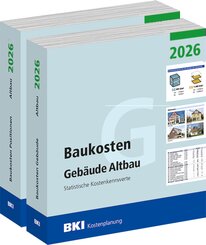 BKI Baukosten Geb&auml;ude + Positionen Altbau 2026