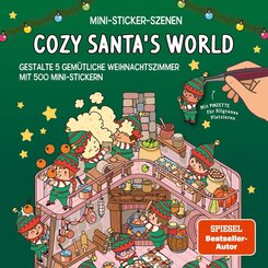 Mini-Sticker-Szenen - Cozy Santa's World I 3D-Sticker