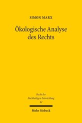 &Ouml;kologische Analyse des Rechts