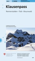 246S Klausenpass Schneesportkarte