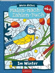 Mein dickes Malen-nach-Zahlen-Buch - Im Winter