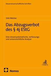 Das Abzugsverbot des &sect; 4j EStG