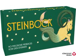 Sternzeichen Steinbock -- 40 Karten in Magnetschachtel mit Metallicfolie - Magische Messages von den Sternen, m. 1 Beilage