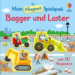 Mein Magnet-Spielspa&szlig;: Bagger und Laster