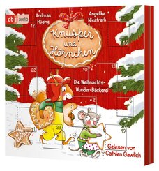 Knusper und H&ouml;rnchen - Die Weihnachts-Wunder-B&auml;ckerei,1 Audio-CD, 1 MP3