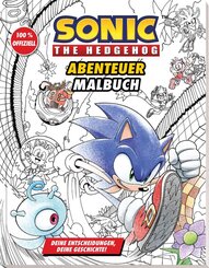 Sonic The Hedgehog: Das offizielle Abenteuer-Malbuch - Deine Entscheidungen, deine Geschichte!