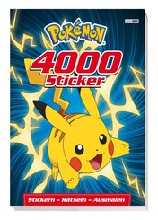 Pok&eacute;mon: 4000 Sticker: Stickern - R&auml;tseln - Ausmalen