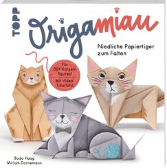 OrigaMIAU. Niedliche Papiertiger zum Falten. Origamiblock mit Anleitungen.
