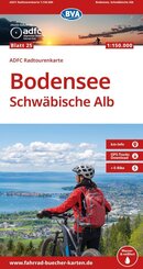 BVA ADFC Radtourenkarte Bodensee Schw&auml;bische Alb 1:150.000
