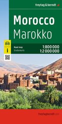freytag & berndt Stra&szlig;enkarte Marokko 1:800.000