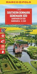 MARCO POLO Reisekarte D&auml;nemark S&uuml;d 1:200.000