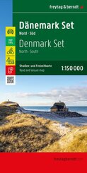 freytag & berndt Stra&szlig;enkarte D&auml;nemark Set 1:150.000