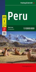 freytag & berndt Stra&szlig;enkarte Peru 1:1 Mio.