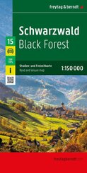 freytag & berndt Stra&szlig;enkarte Schwarzwald 1:150.000