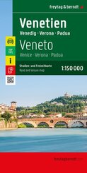 freytag & berndt Stra&szlig;enkarte Venetien - Udine - Venedig - Padua 1:150.000