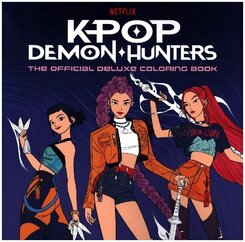 KPop Demon Hunters: The Official Deluxe Coloring Book