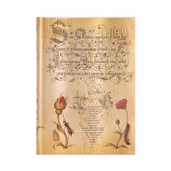 Notizbuch Fl&auml;mische Rose Midi Liniert