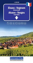 K&uuml;mmerly+Frey Regional-Strassenkarte Elsass, Vogesen 1:200.000