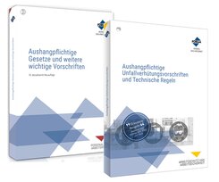 Das Aushangpflichten-Paket f&uuml;r das Gesundheitswesen - Aushangpflichtige Gesetze + Unfallverh&uuml;tungsvorschriften