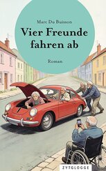 Vier Freunde fahren ab