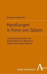Handlungen in Form von S&auml;tzen