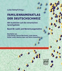 Familiennamenatlas der Deutschschweiz (FDS). Mit Ausblicken auf die romanischen Sprachgebiete