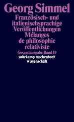Franz&ouml;sisch- und italienischsprachige Ver&ouml;ffentlichungen. Melanges de philosophie relativiste
