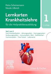 Lernkarten Krankheitslehre Set 1 f&uuml;r die Heilpraktikerausbildung. (Set 1 von 2, Karten A-G, T, U)