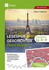 Lesespurgeschichten Franz&ouml;sisch Landeskunde Lj. 2-4