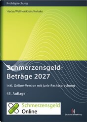 SchmerzensgeldBetr&auml;ge 2027 (Buch mit Online-Zugang)