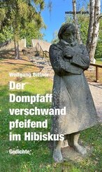 Der Dompfaff verschwand pfeifend im Hibiskus