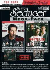 Sonic Seducer Mega Pack 03-2026 mit Ausgaben 10-2025 + 11-2025 2 CDs - Divine Art Kalender, Nine Inch Nails Poster und Sticker +THE CURE "Disintegration" Cover-CD + White Lies