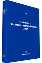 Fristenbuch f&uuml;r steuerberatende Berufe 2027