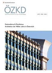&Ouml;sterreichische Zeitschrift f&uuml;r Kunst und Denkmalpflege LXXX, Heft 2