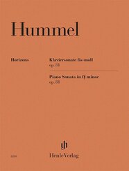 Johann Nepomuk Hummel - Klaviersonate fis-moll op. 81