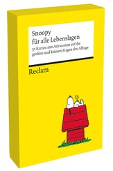 Snoopy f&uuml;r alle Lebenslagen. 52 Karten mit Antworten auf die gro&szlig;en und kleinen Fragen des Alltags (Kartenbox)