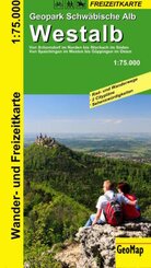 Westalb Geopark Schw&auml;bische Alb Rad- und Freizeitkarte