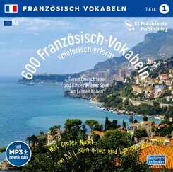 600 Franz&ouml;sisch-Vokabeln spielerisch erlernt, 1 Audio-CD.Tl.1