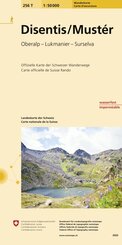 256T Disentis / Must&eacute;r Wanderkarte